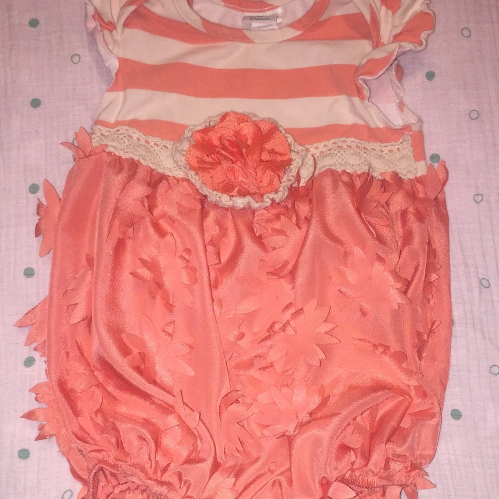Peaches n cream Bubble Romper